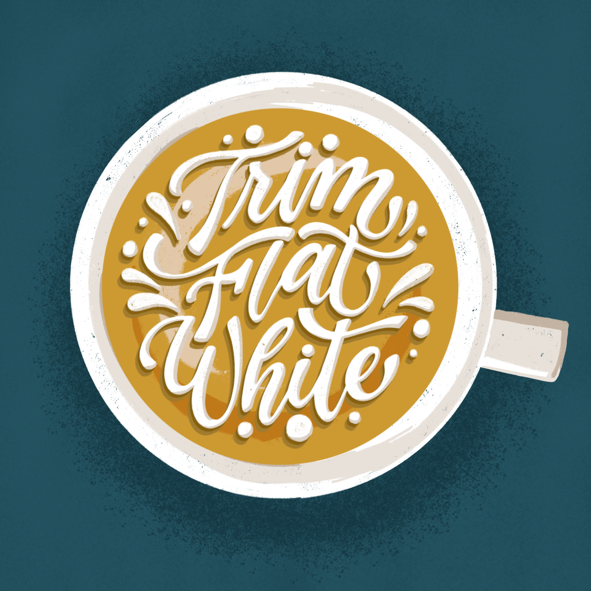 Handcrafted Type: Trim Flat White